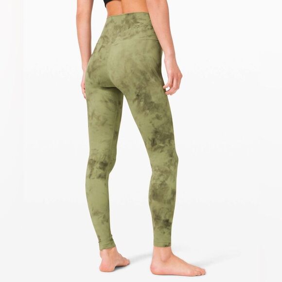 EUC Lululemon Align Pant 28" *Diamond Dye in Vista Green Medium Olive - Picture 2 of 10